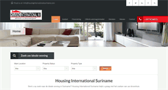 Desktop Screenshot of housinginternationalsuriname.com